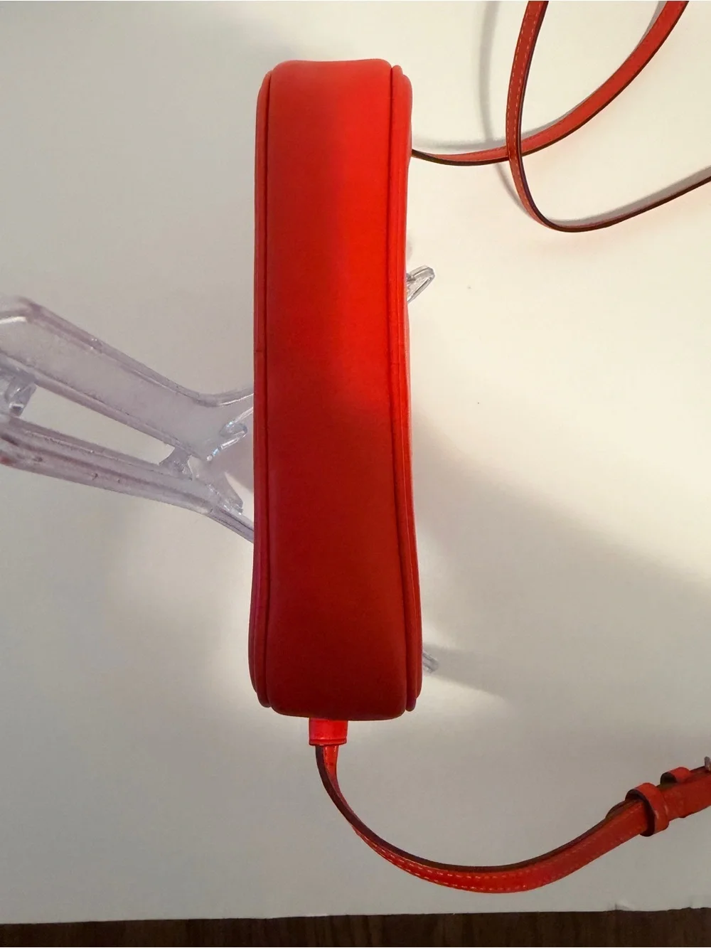 Coach Red Leather Crossbody with Motorcycle Mickey Detail - Picture 5 of 10